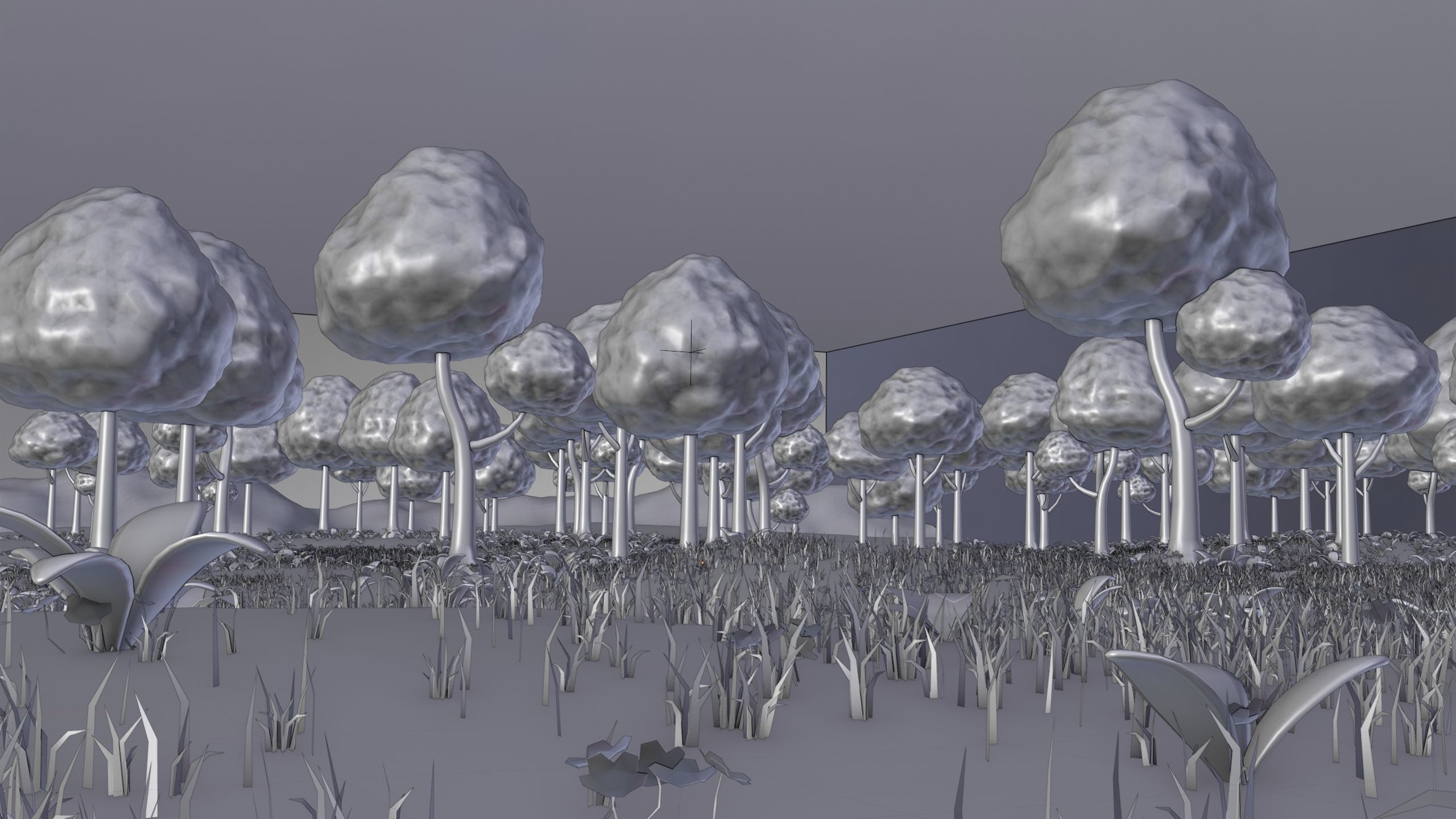 Stylized Animated Forest Meadow 3D model_21
