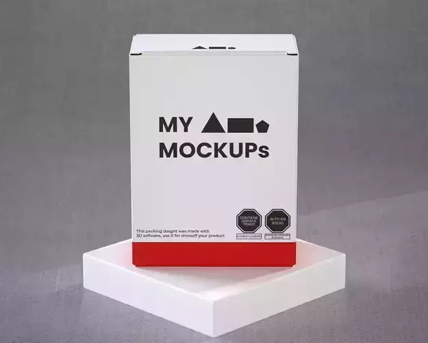 Mockup Box 3D model