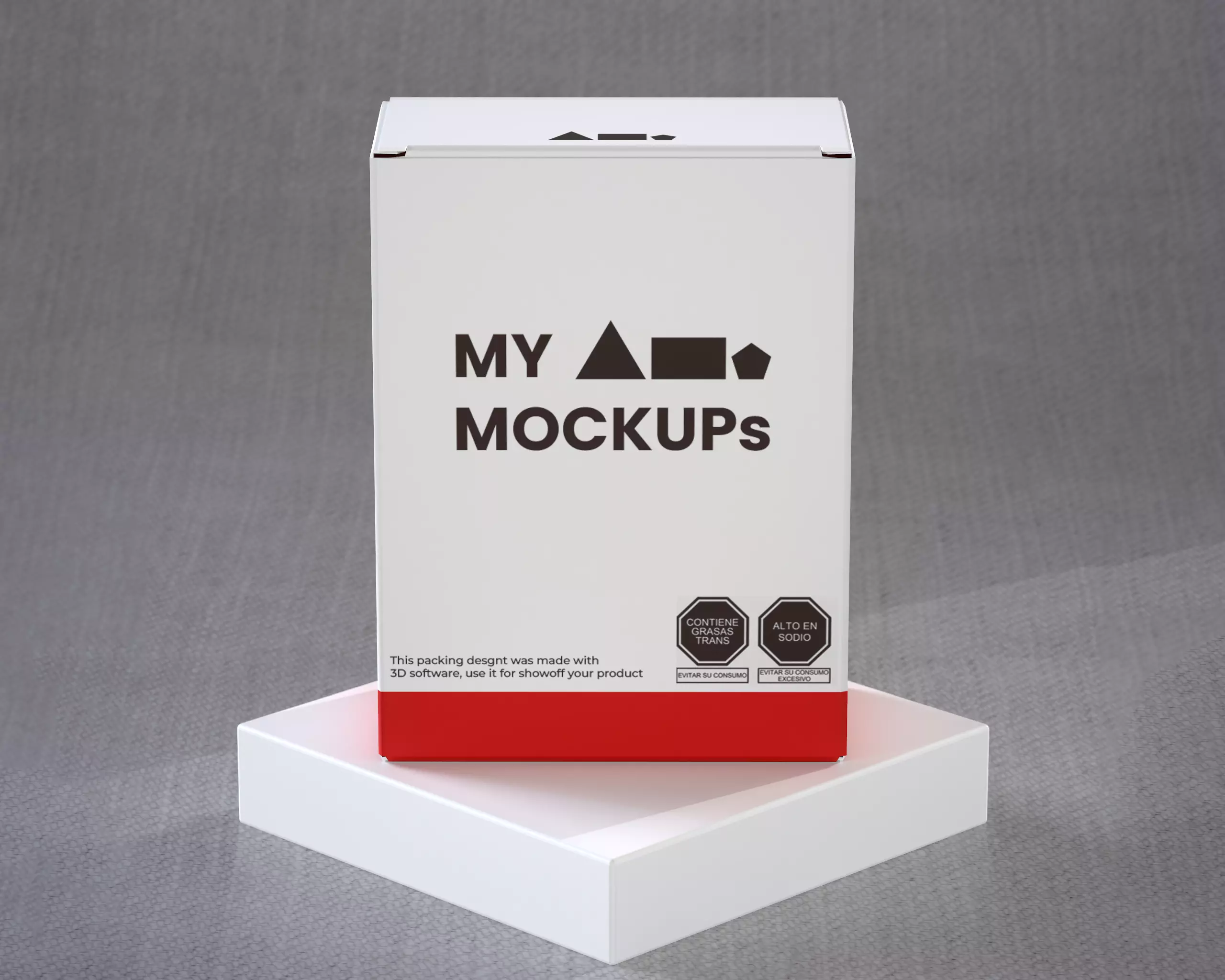 Mockup Box 3D model_0