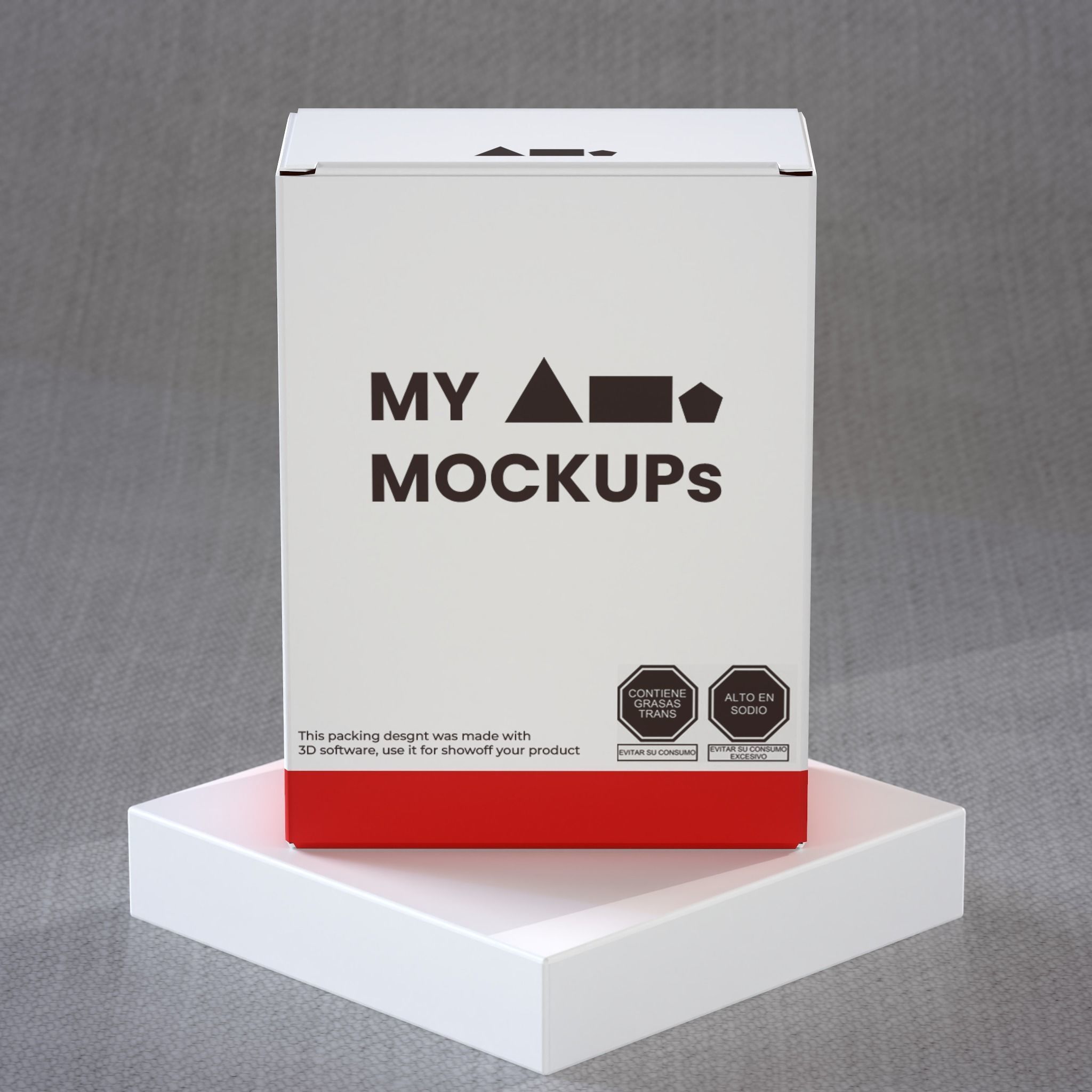 Mockup Box 3D model_4