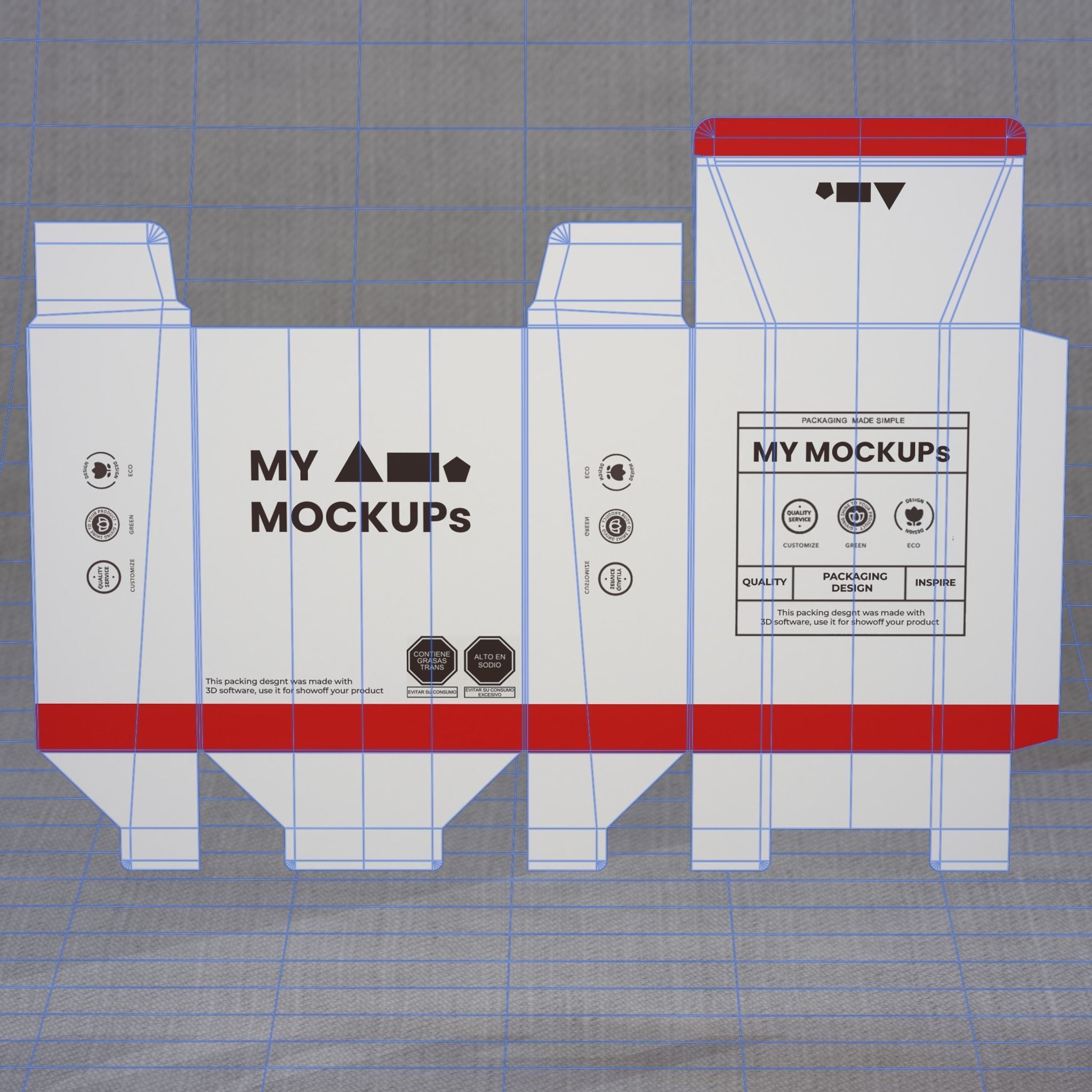 Mockup Box 3D model_15