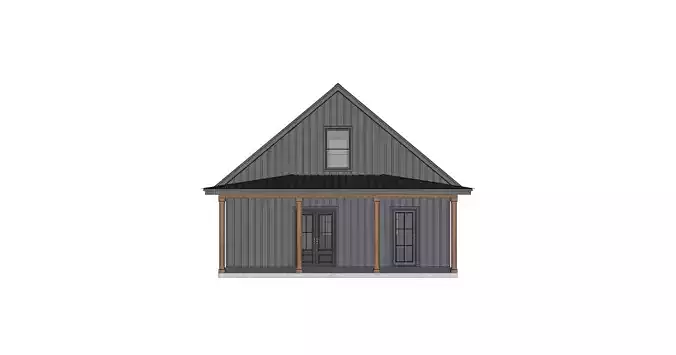 Barndominium House 087 -Archimple LLC