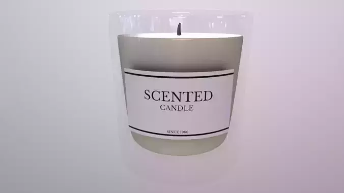 Home decorations-Scented Candle-PBR 3D MODEL 
