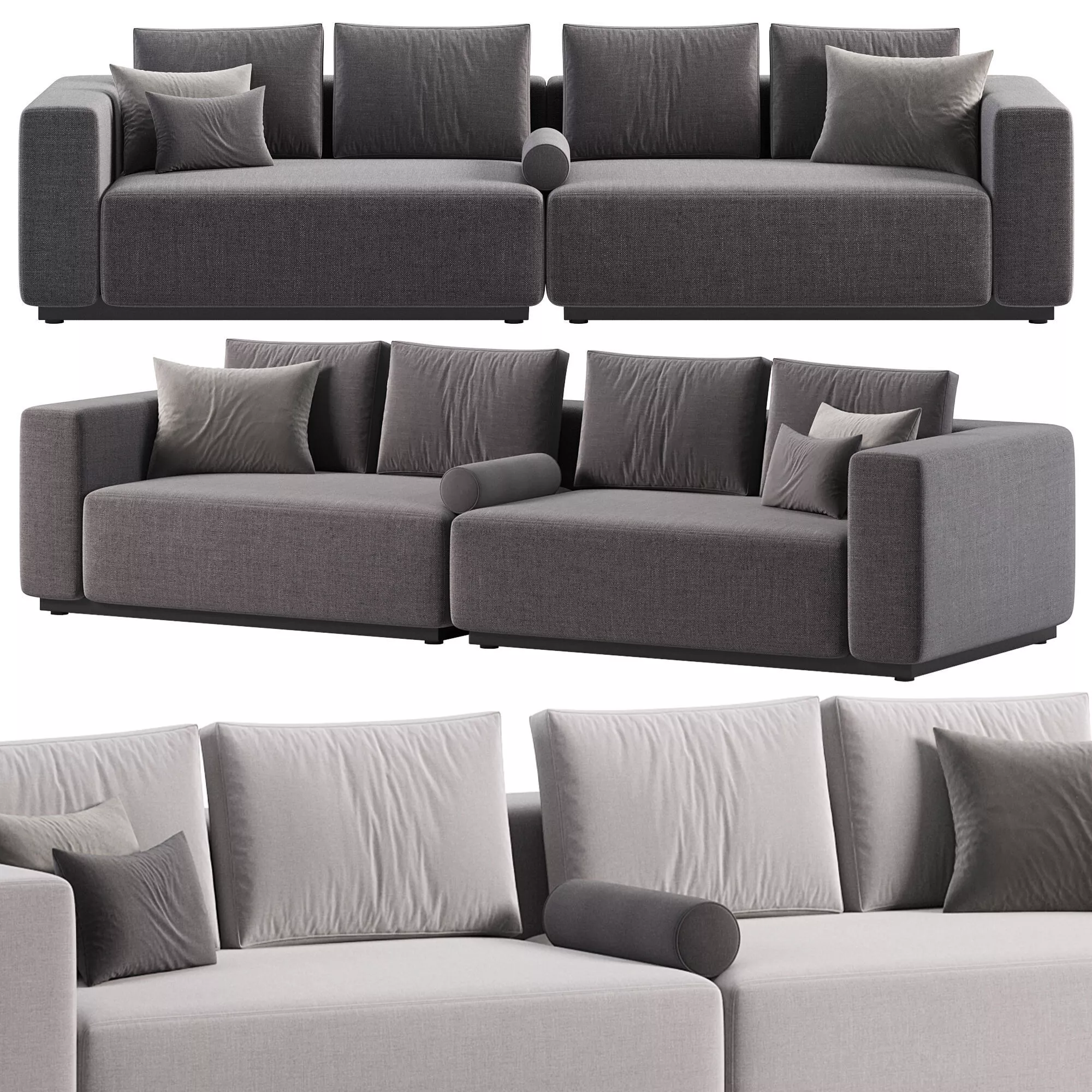 Nevada sofa by Softline 3D model