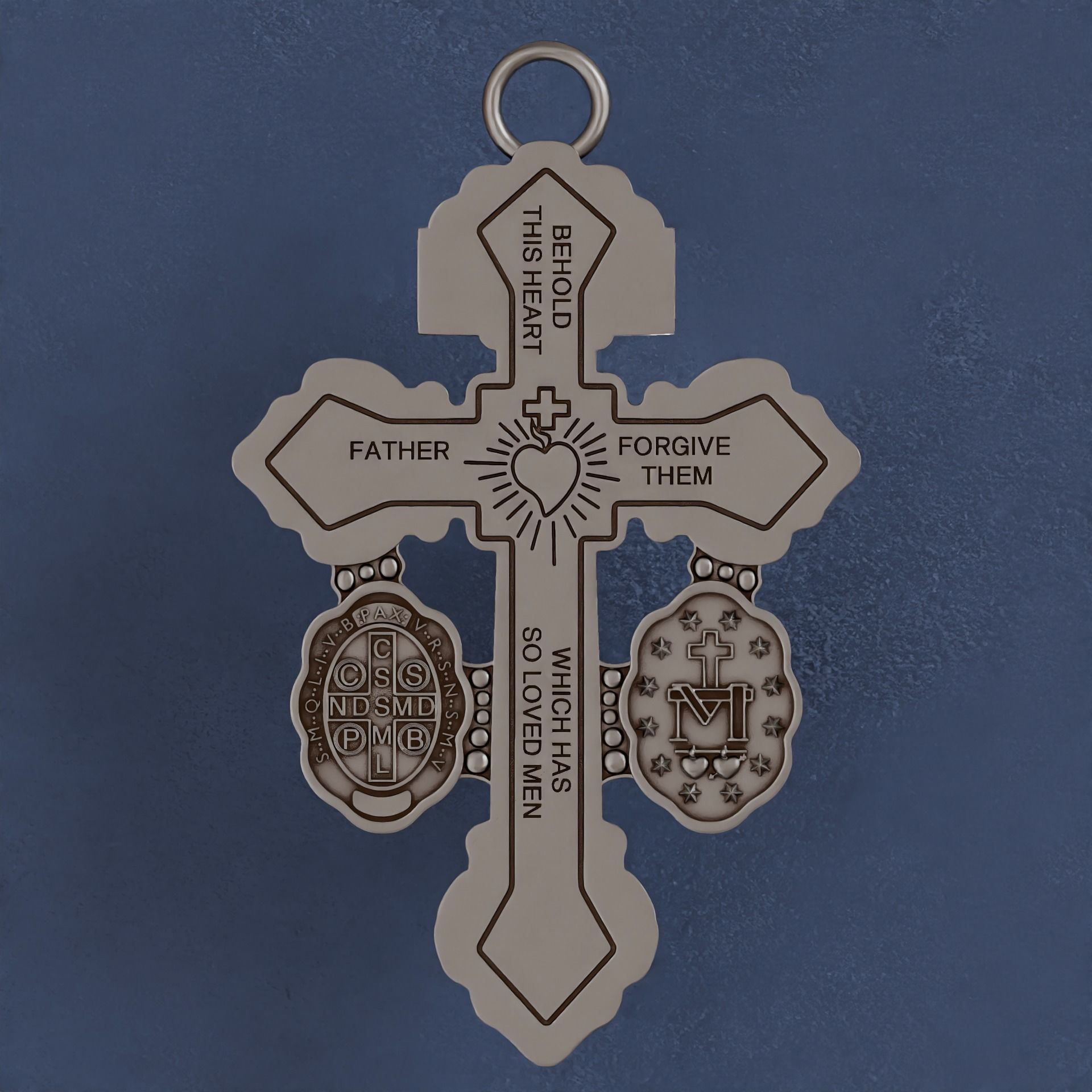 Pardon Crucifix pendant 3D print model_1