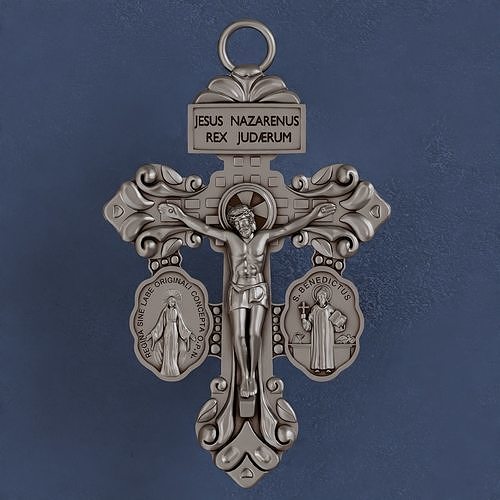 Pardon Crucifix pendant 3D print model