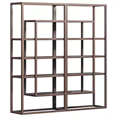 Four Hands Waylon Double Bookshelf Harvest Brown