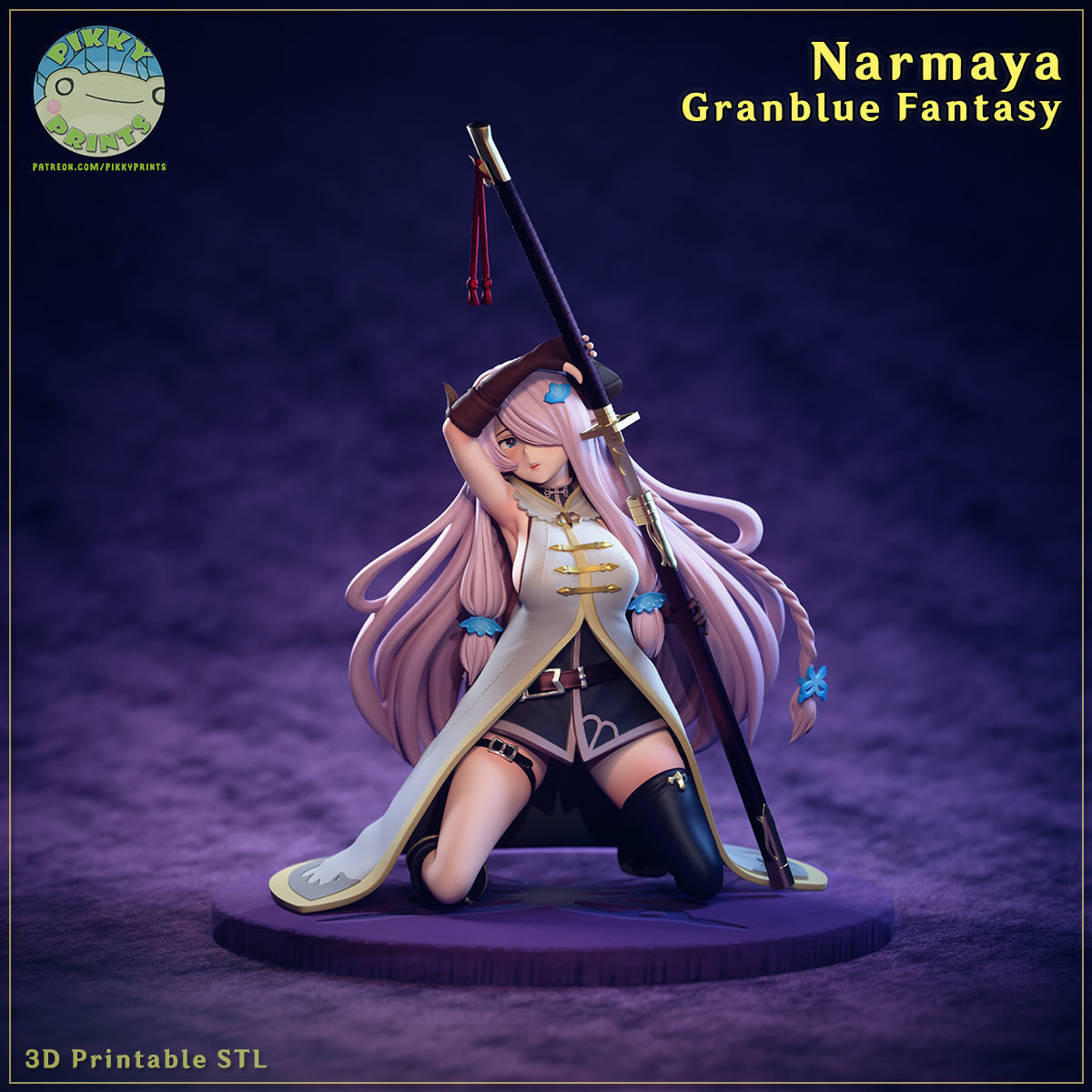 Narmaya - Granblue Fantasy 3D print model_3