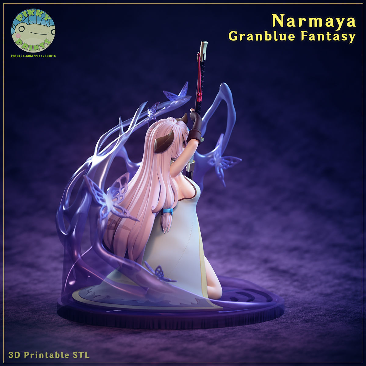 Narmaya - Granblue Fantasy 3D print model_4