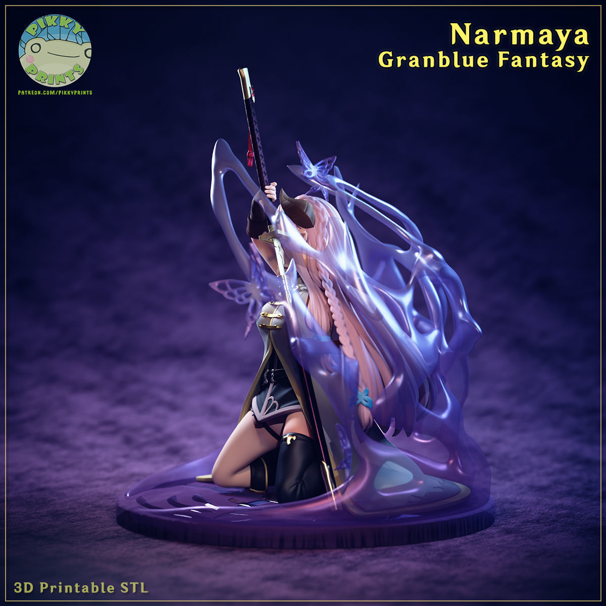 Narmaya - Granblue Fantasy 3D print model_5