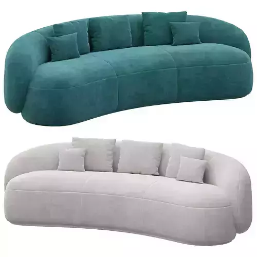 AUBREY CURVED SOFA by nataliejayneinteriors