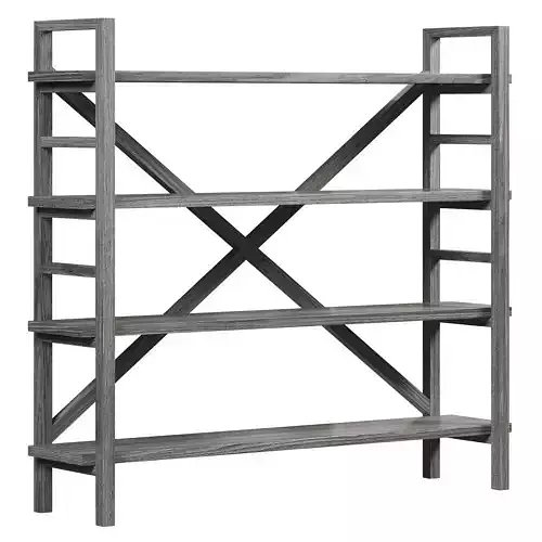 Four Hands Toscana Bookshelf Washed Grey