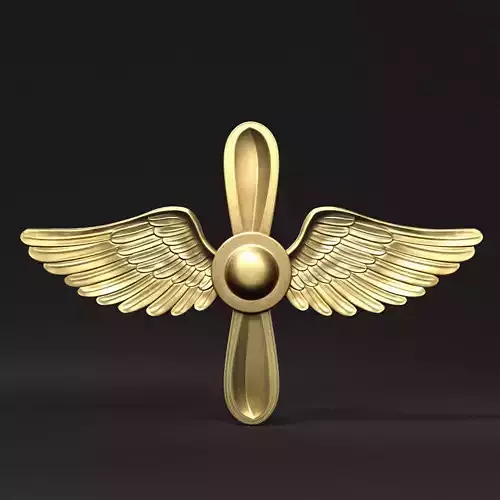 Red Army Air Force Lapel Emblem