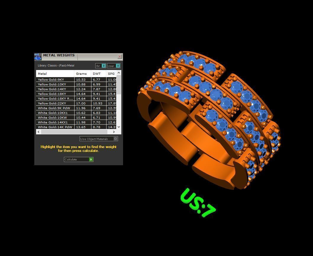 Link bands 3D print model_20