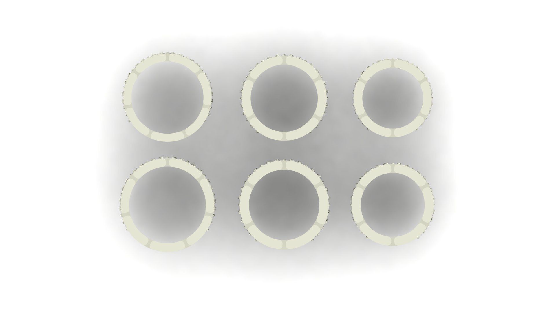 Link bands 3D print model_16