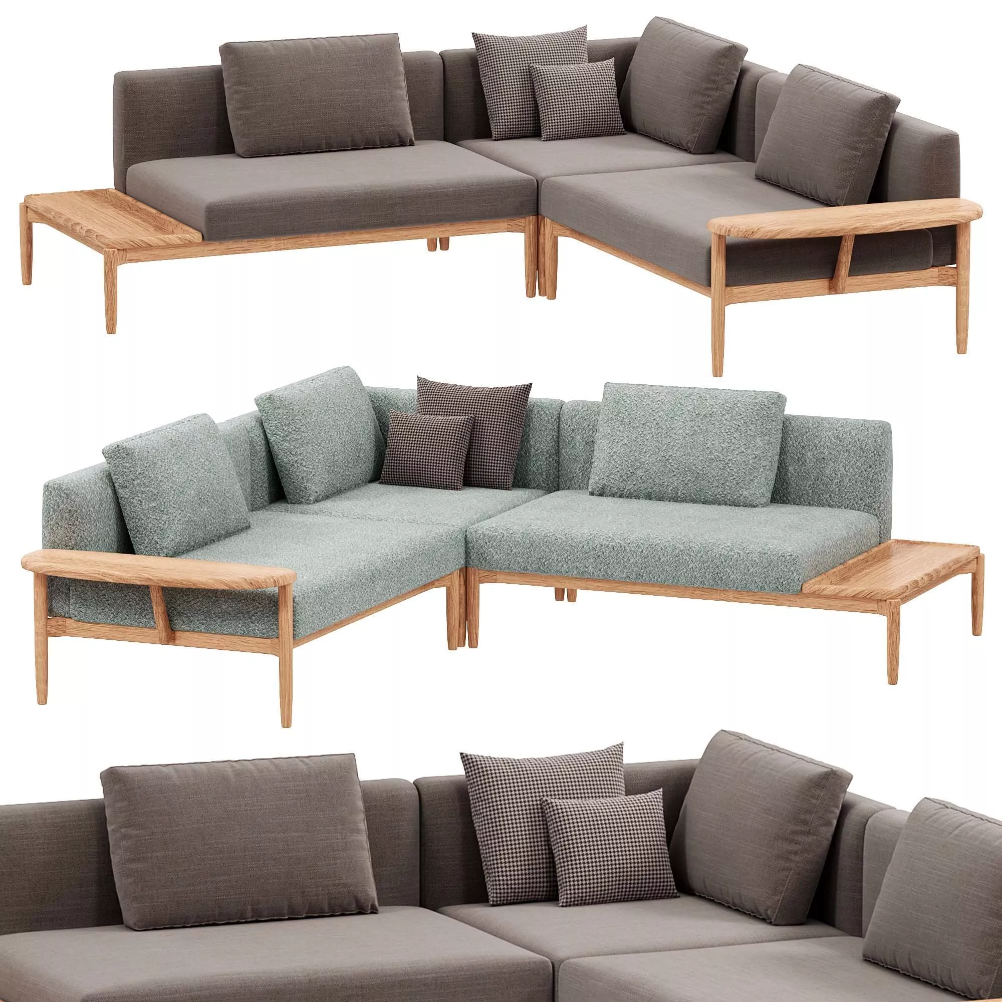 Embrace modular sofa 3D model