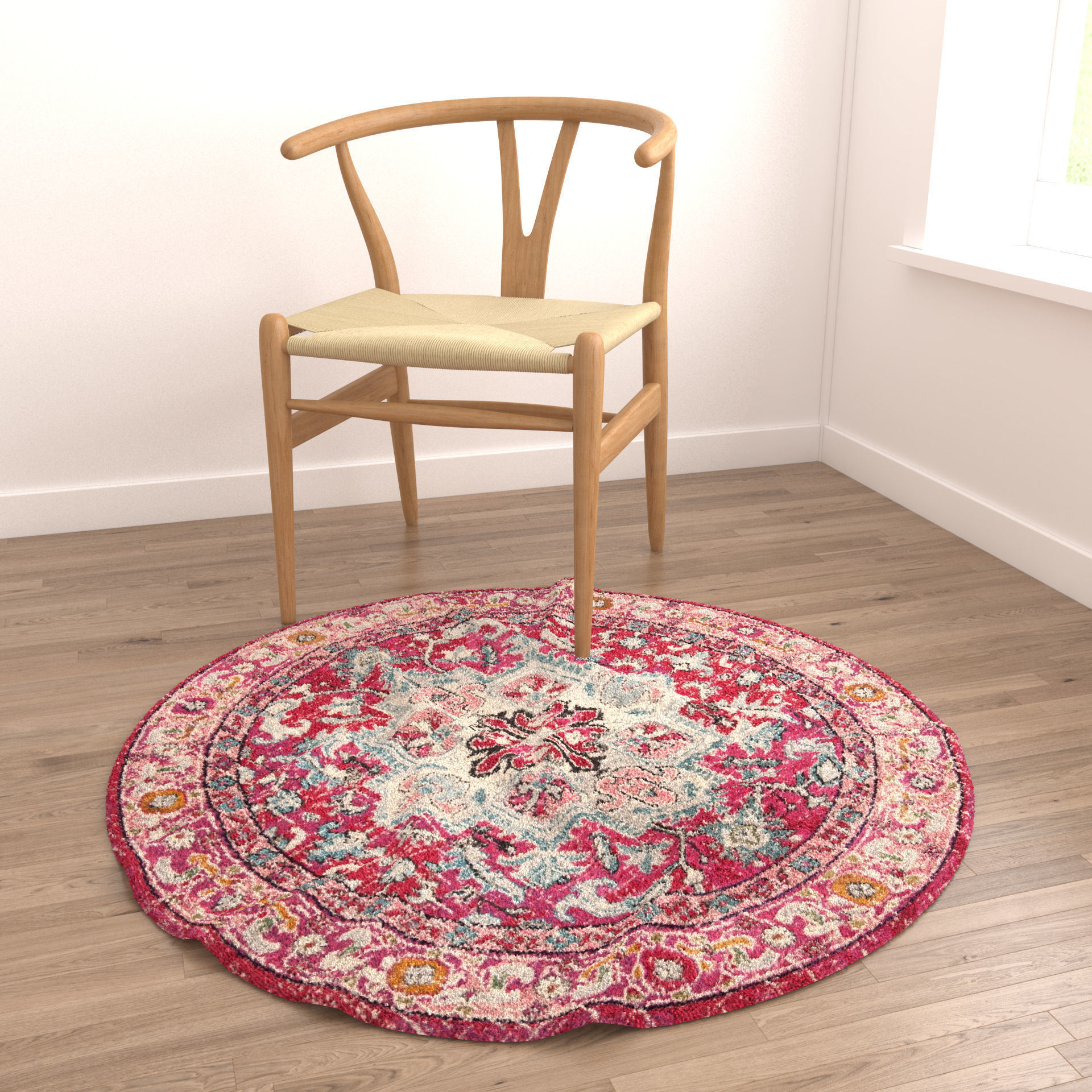 Rugs No 968 Low-poly 3D model_3