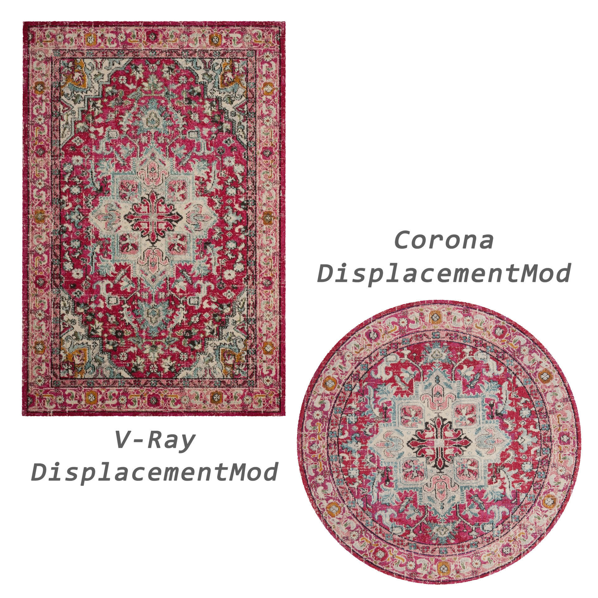 Rugs No 968 Low-poly 3D model_2