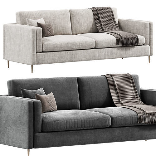 Emery Sofa Thames Coal By Four Hands 3D model