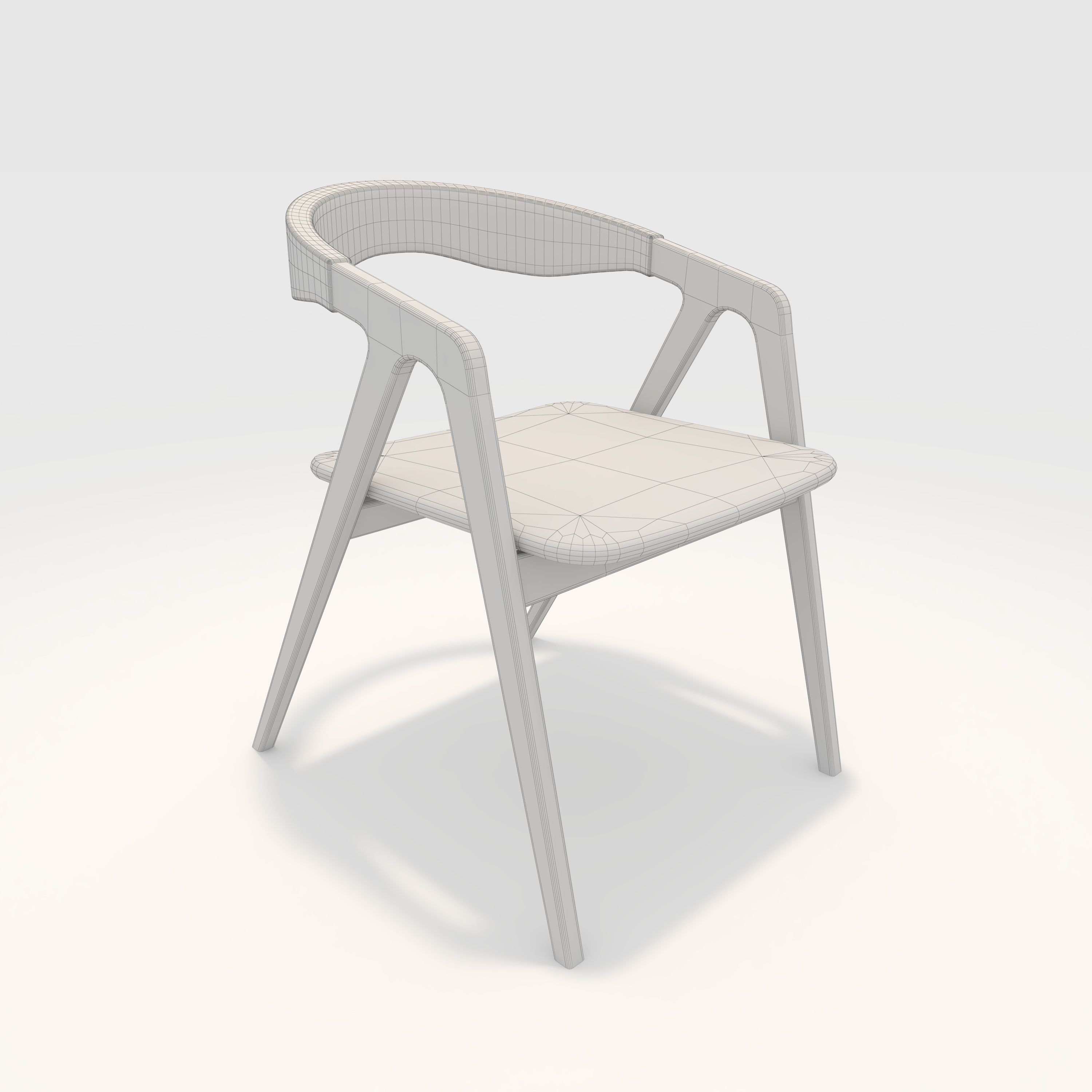 Armchair 7 3D model_1