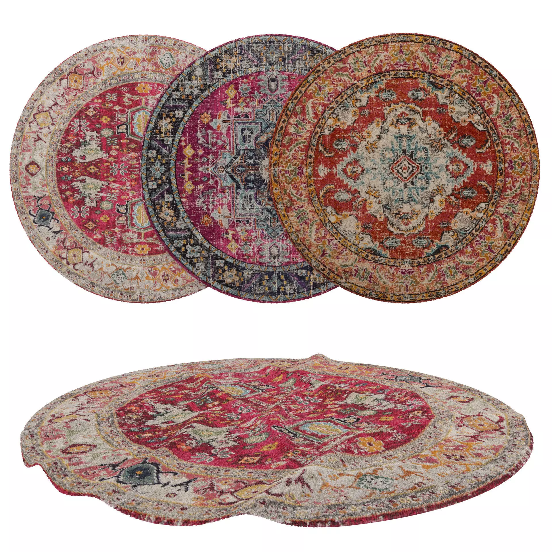 Rugs No 969 Low-poly 3D model_0