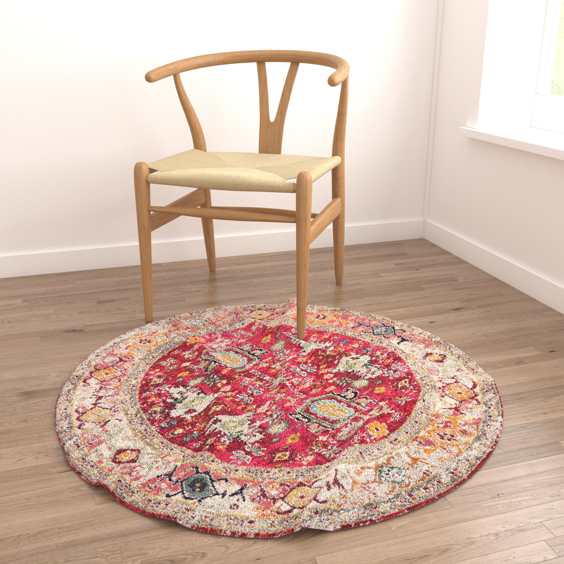Rugs No 969 Low-poly 3D model_3