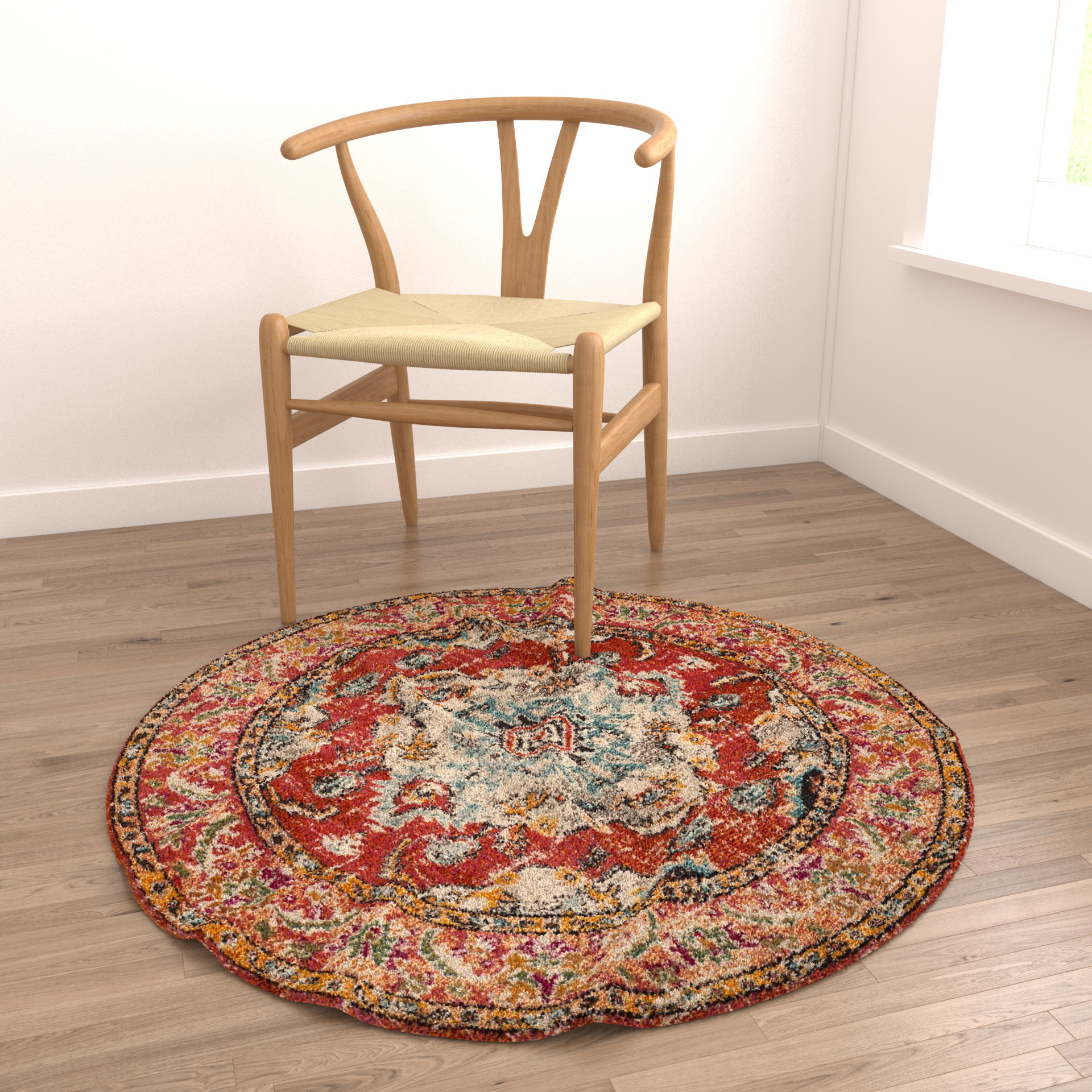 Rugs No 969 Low-poly 3D model_4