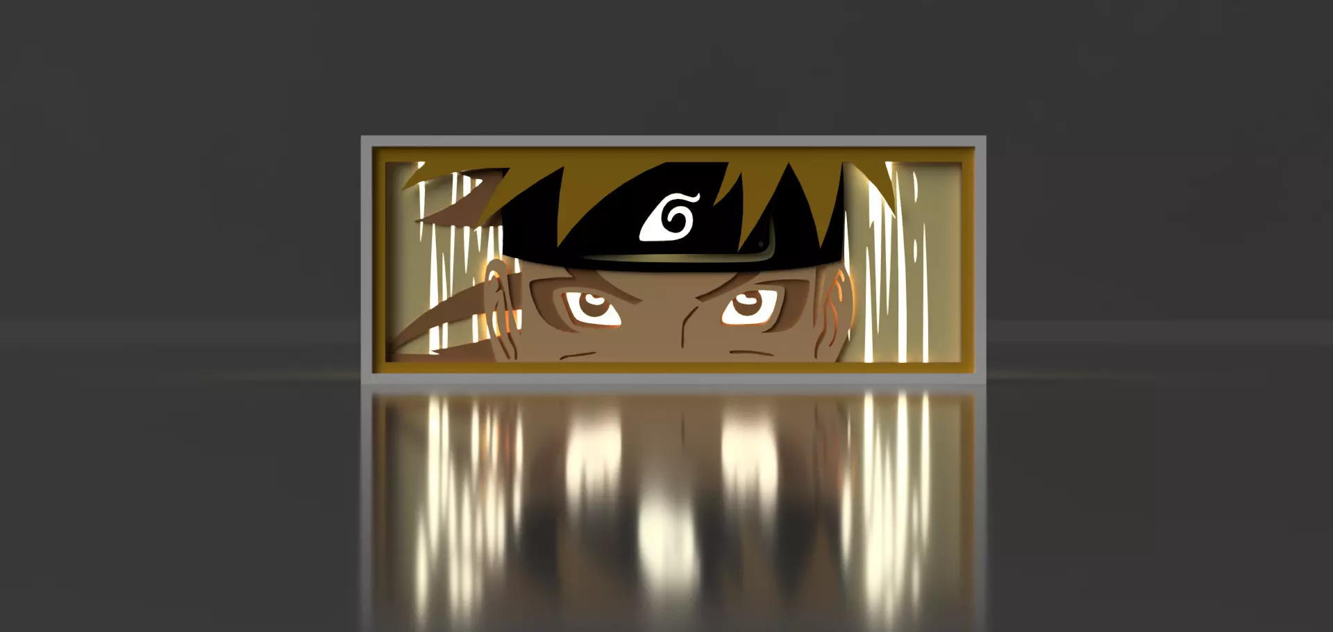 BOITE A LUMIERE NARUTO 3D print model