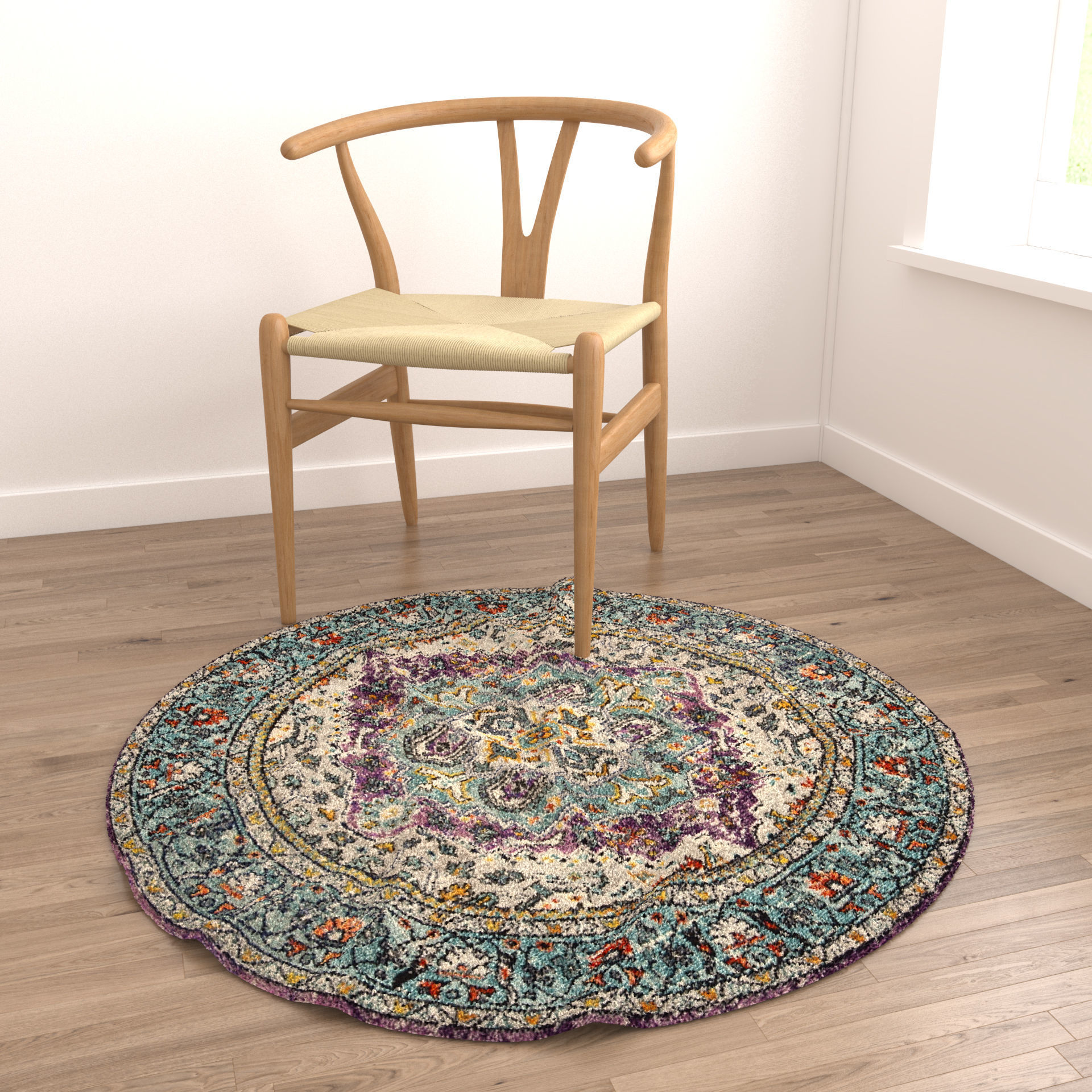 Rugs No 970 Low-poly 3D model_4