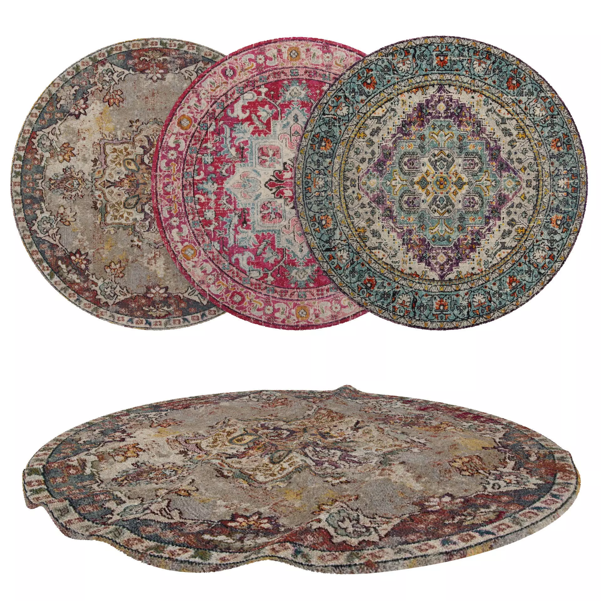 Rugs No 970 Low-poly 3D model_0