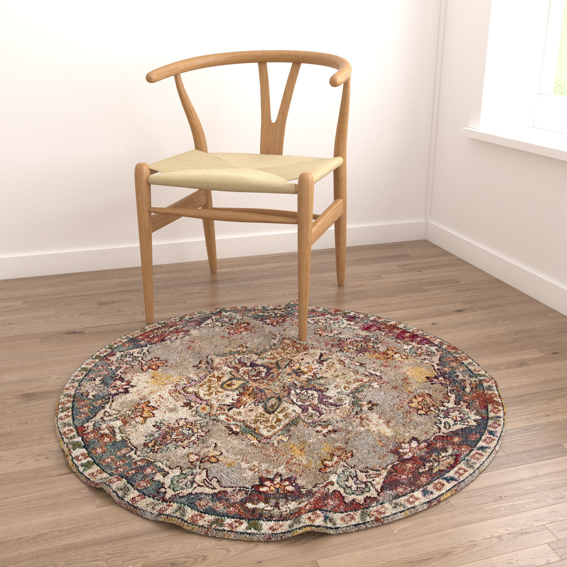 Rugs No 970 Low-poly 3D model_3