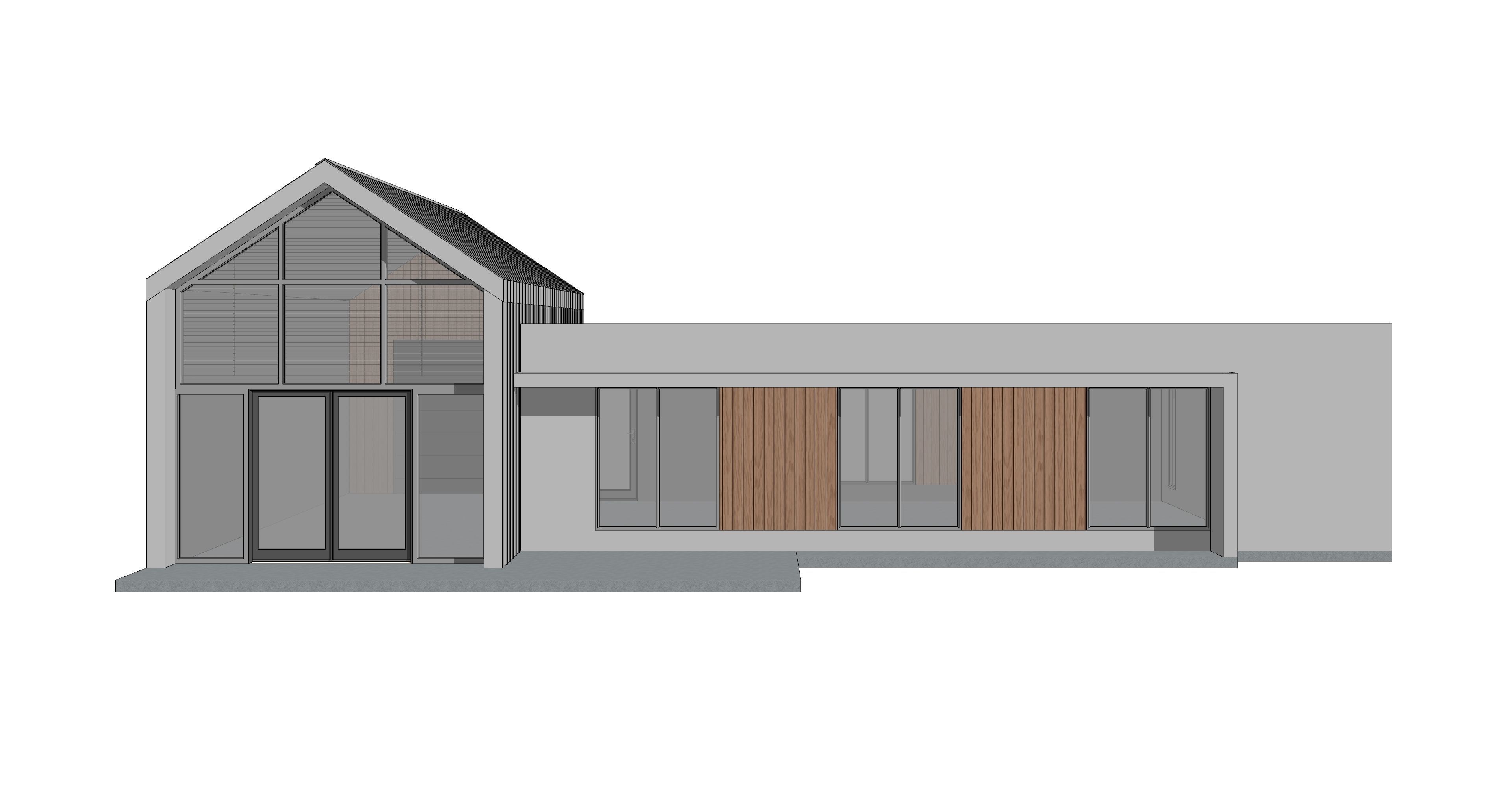 Barndominium House 056 -Archimple LLC Low-poly 3D model_3