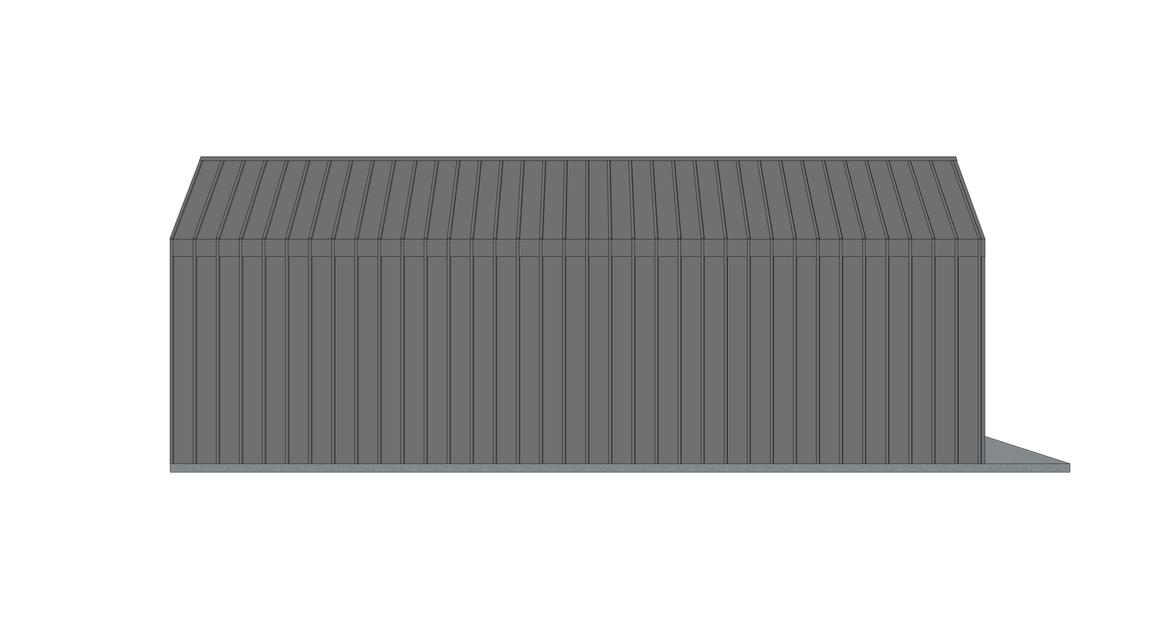 Barndominium House 056 -Archimple LLC Low-poly 3D model_4