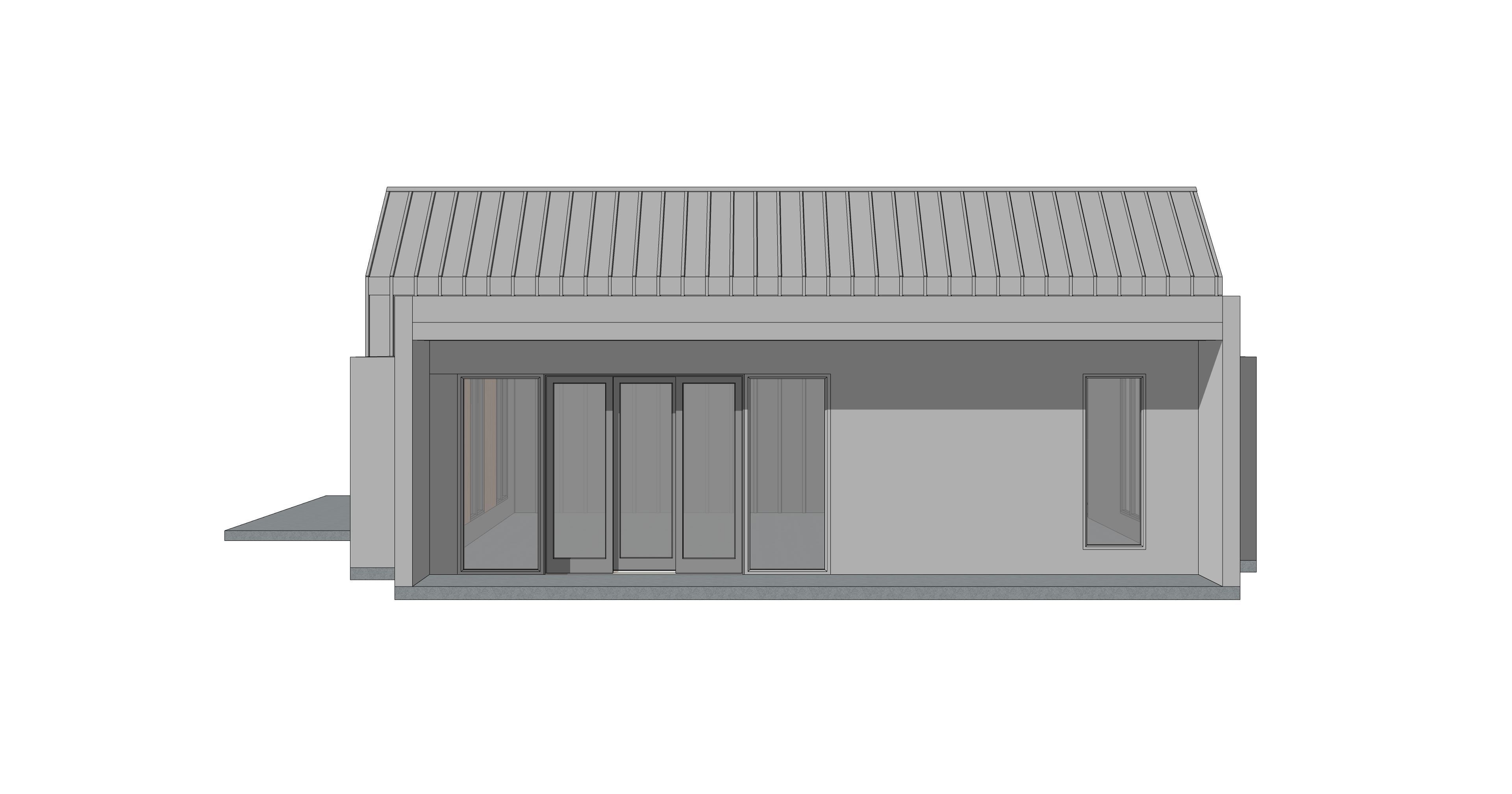 Barndominium House 056 -Archimple LLC Low-poly 3D model_6