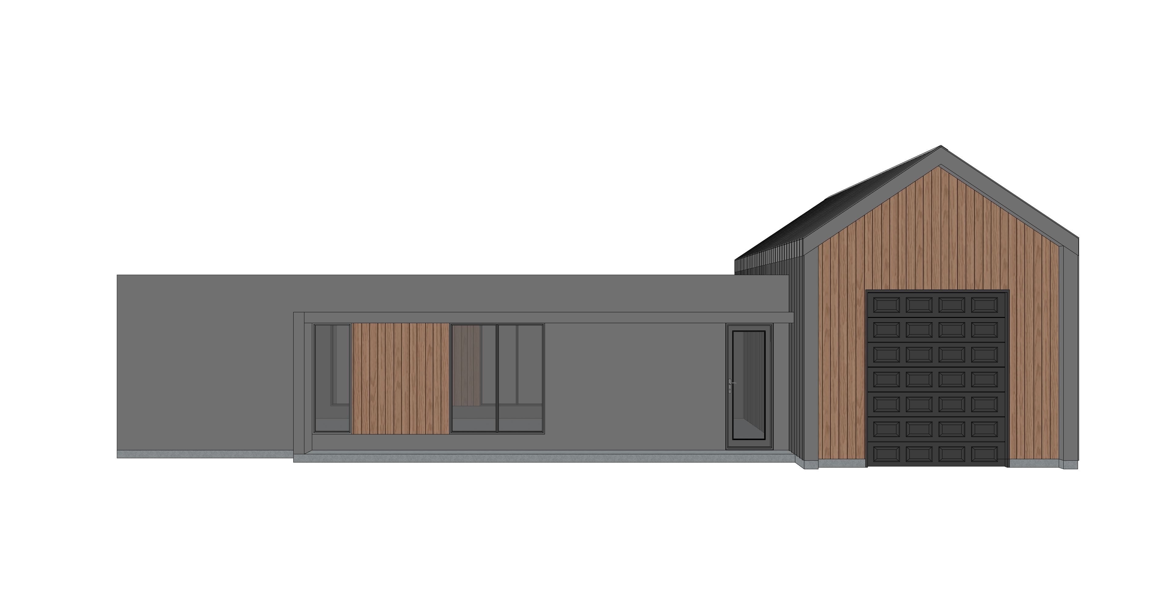 Barndominium House 056 -Archimple LLC Low-poly 3D model_2