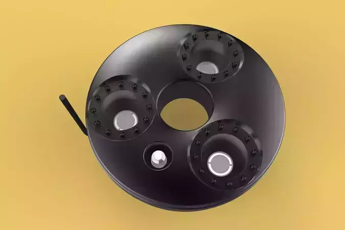 FLOATING MIST MAKER ULTRASONIC HUMIDIFIER FOGGER FOG BUBBLING 3D model