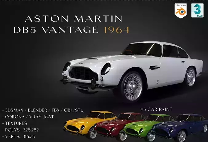 Aston Martin DB5 Vantage 1964