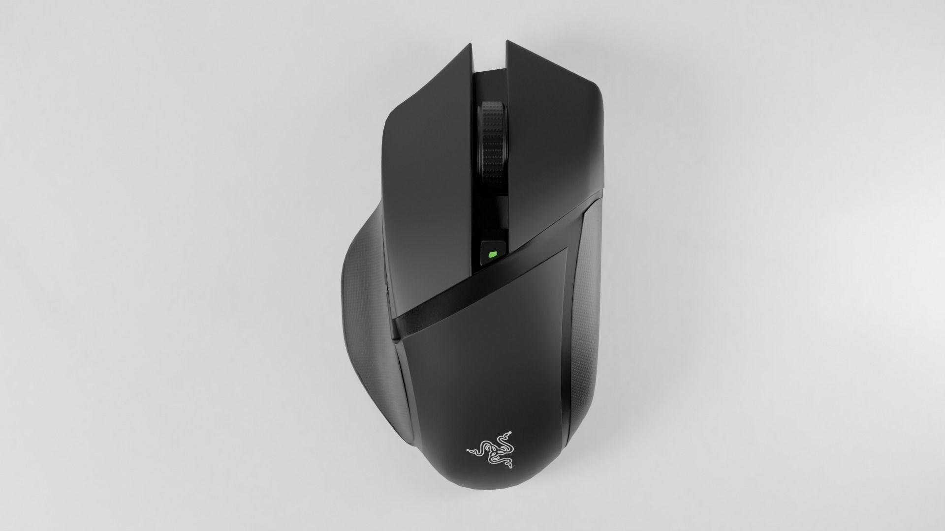 Gaming Mouse Razer Basilisk X Hyperspeed Low-poly 3D model_3