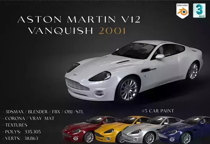 Aston Martin V12 Vanquish 2001