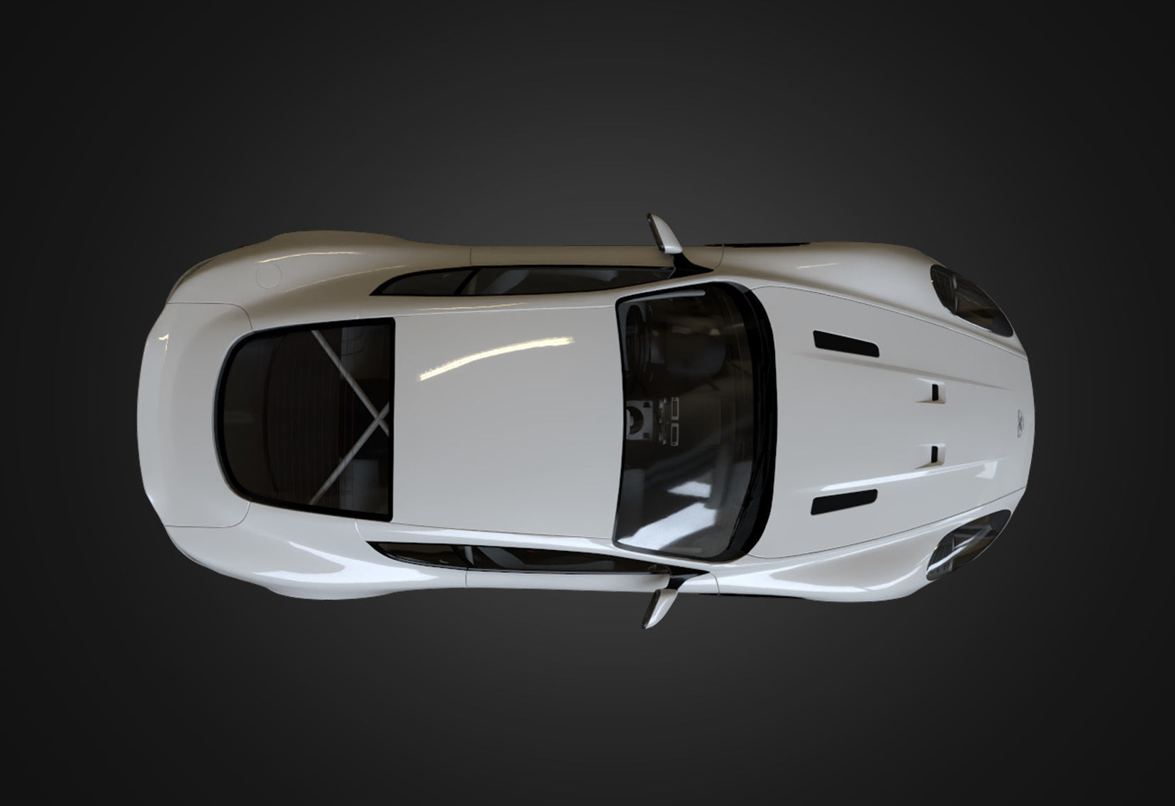  Aston Martin DBS 2009 Low-poly 3D model_6