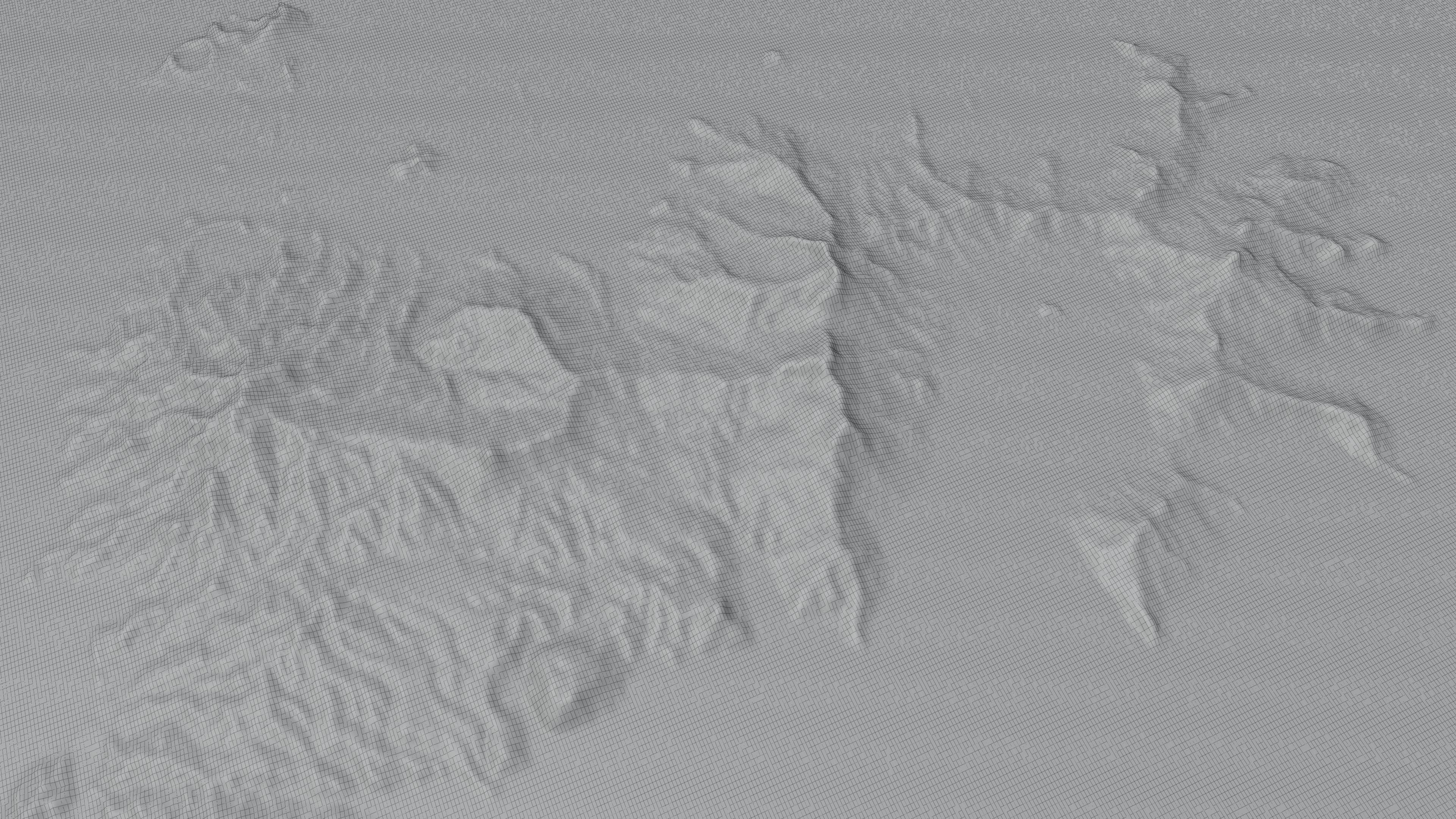 Mayotte islands 3d model terrain Low-poly 3D model_13