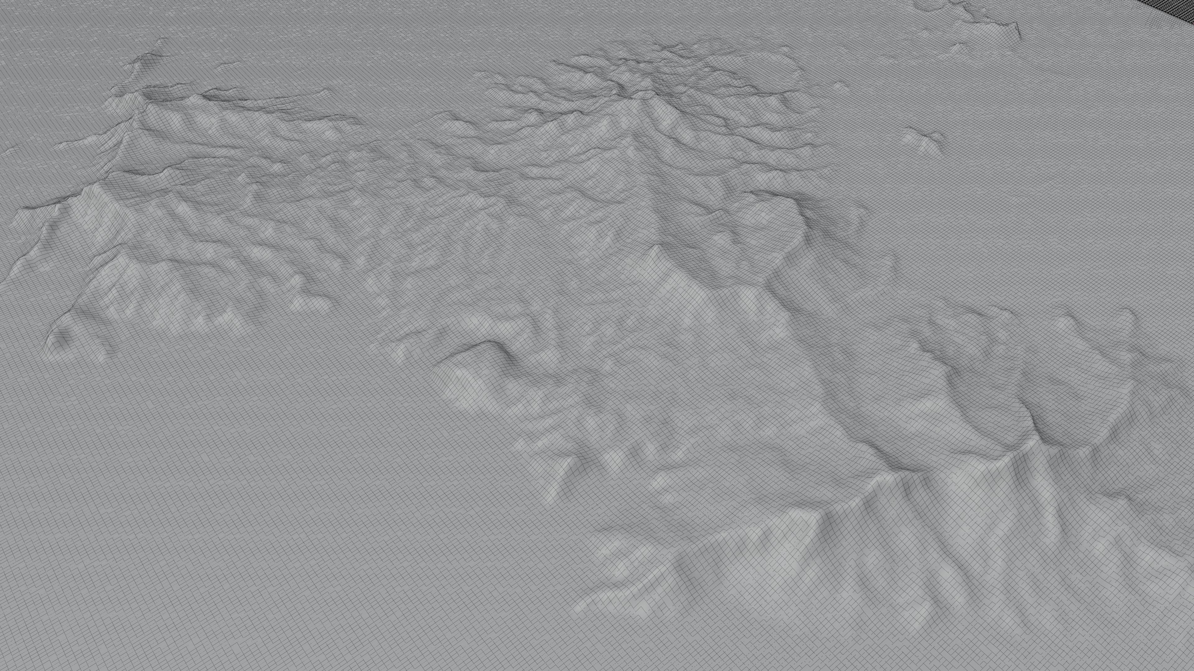 Mayotte islands 3d model terrain Low-poly 3D model_12