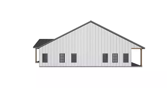 Barndominium House 070 -Archimple LLC