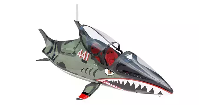 Seabreacher Camo Green 3D model