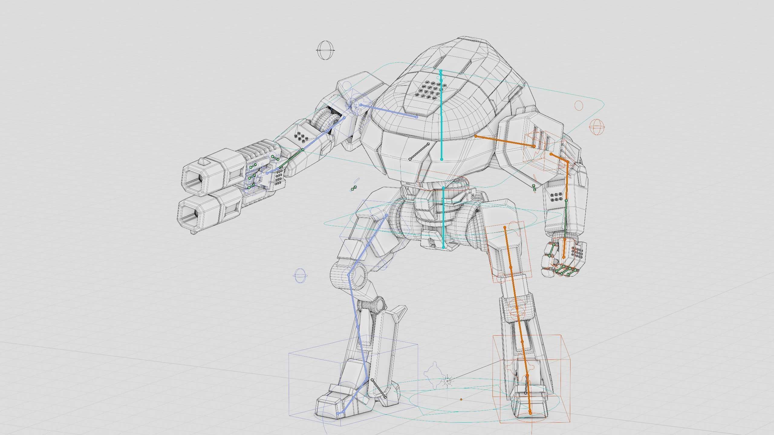 ROBOCOP Z500 Rigged for Unreal Engine - Unity - MIXAMO  3D model_40