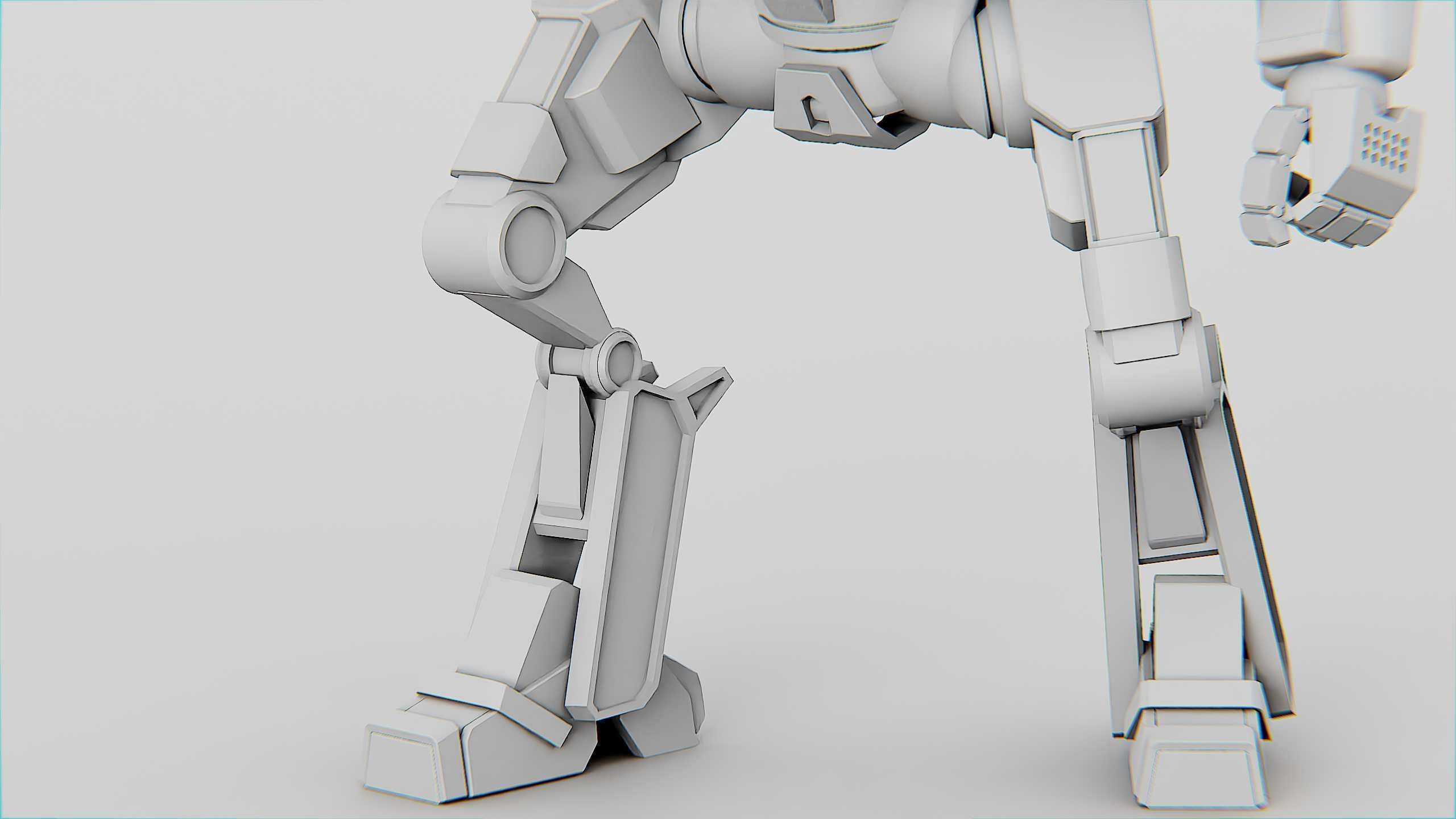 ROBOCOP Z500 Rigged for Unreal Engine - Unity - MIXAMO  3D model_34