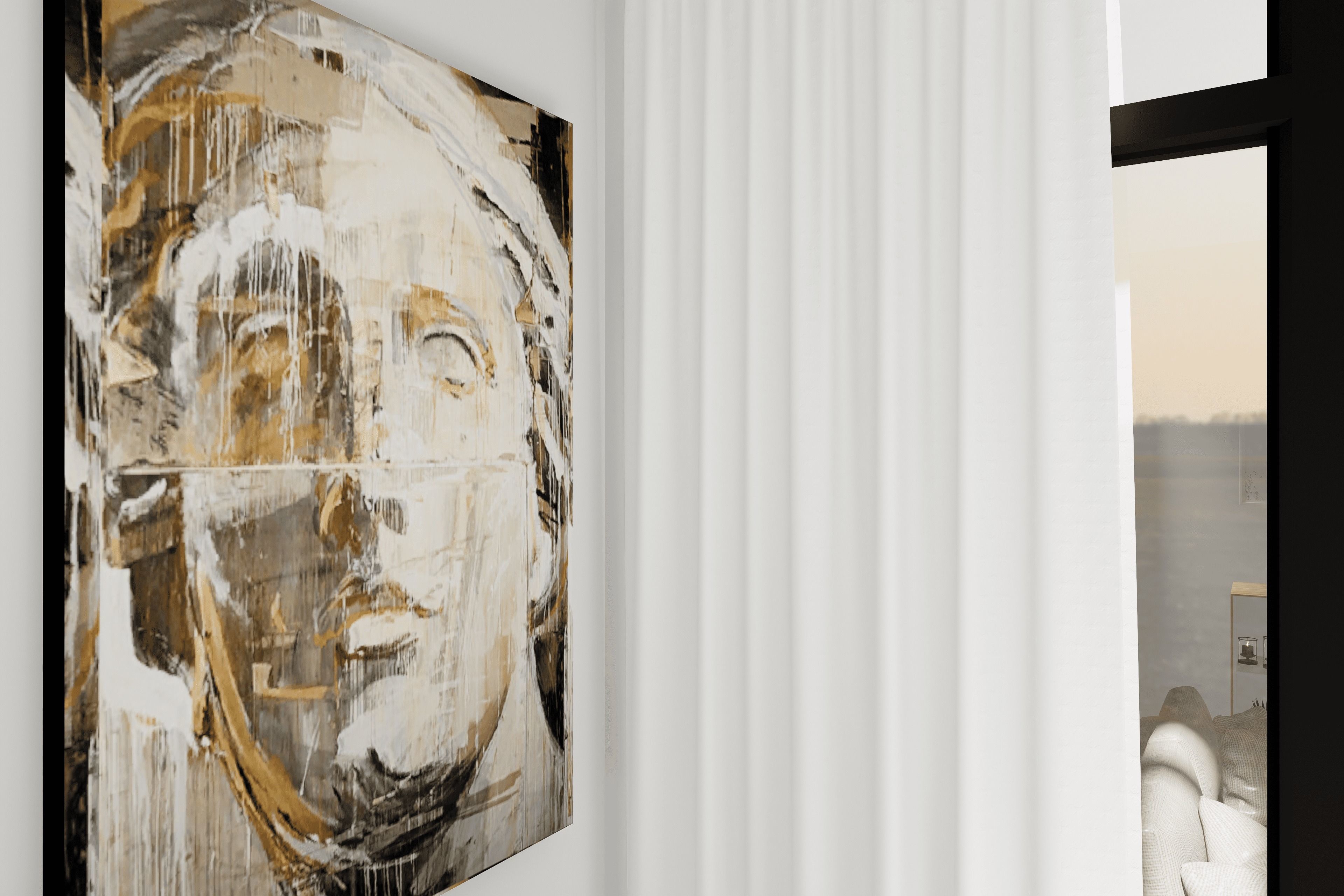 two-room interior in a designer style 3D model_4