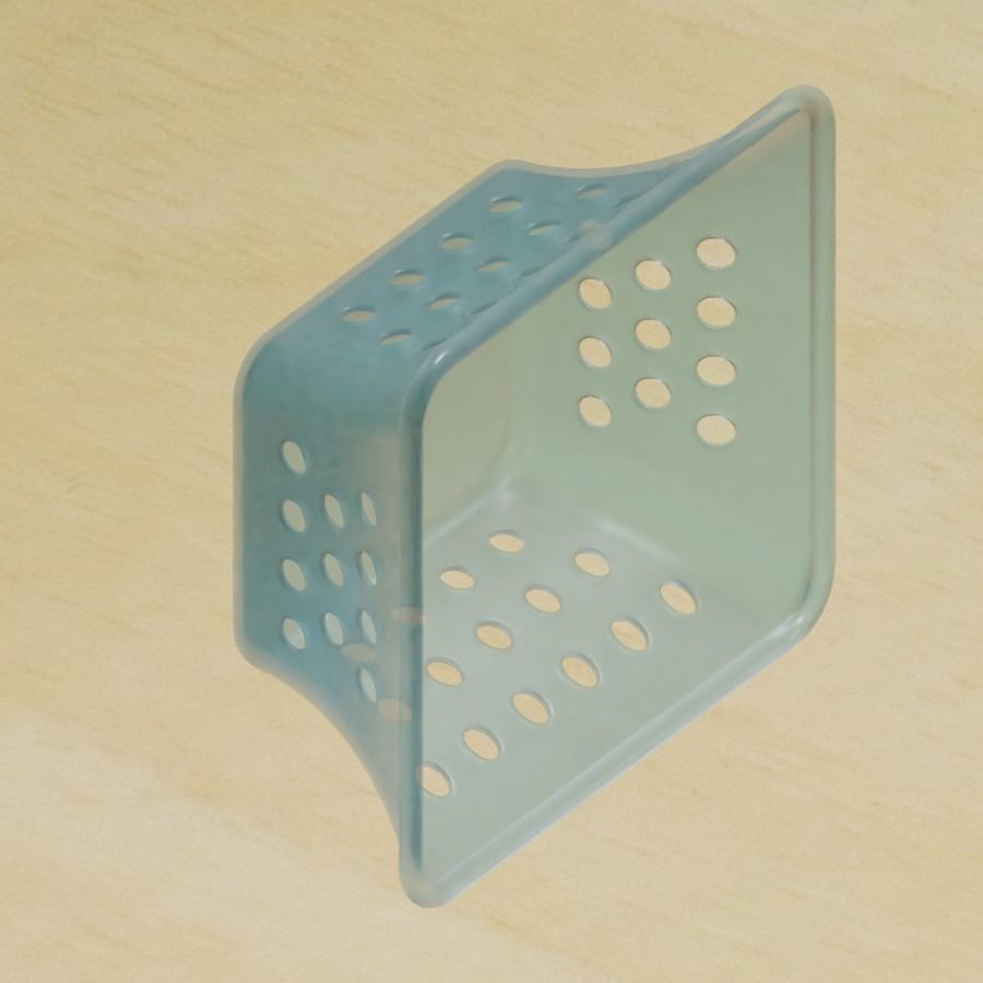 Transparent Fruit Tray 3D model_2