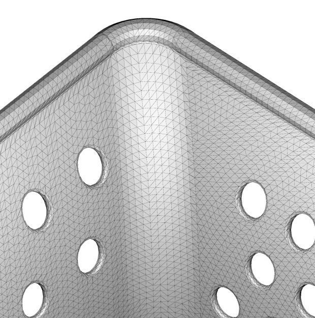 Transparent Fruit Tray 3D model_5