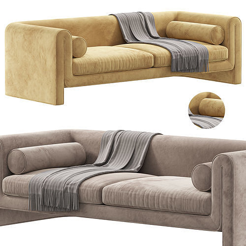 sofa piermont sand by interiorhomescapes 3D model